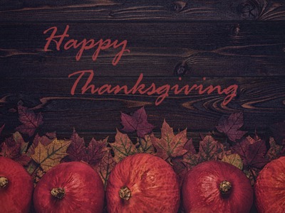 Happy Thanksgiving: Holiday Hours 